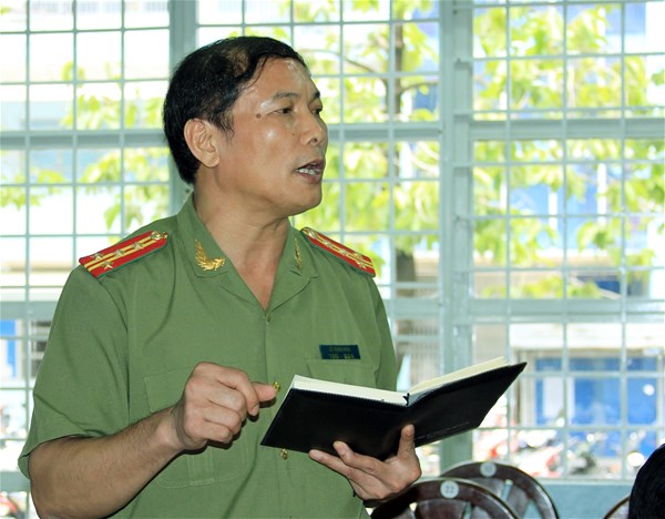 Đại tá Lê Trọng Đức đánh giá an toàn về an ninh trật tự trường học