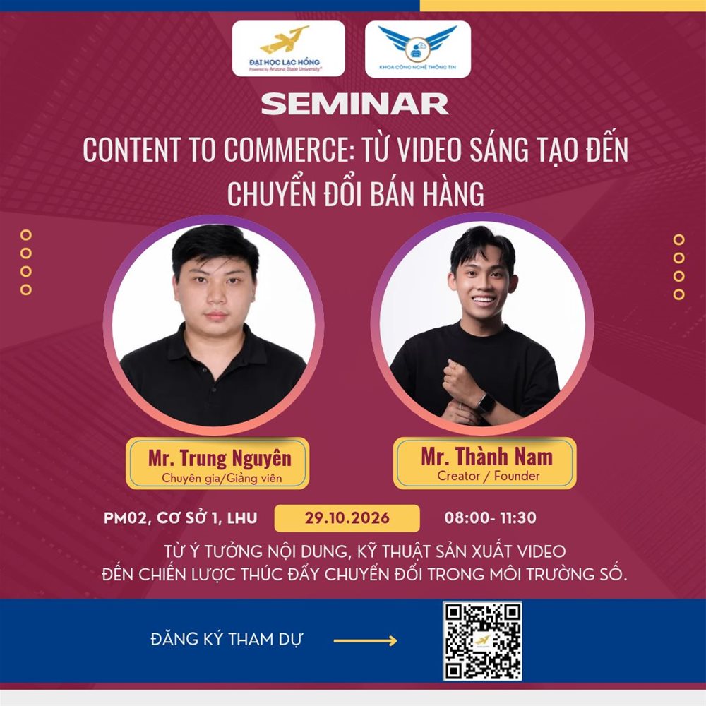 Seminar “Content to Commerce: Từ video sáng tạo đến chuyển đổi bán hàng”