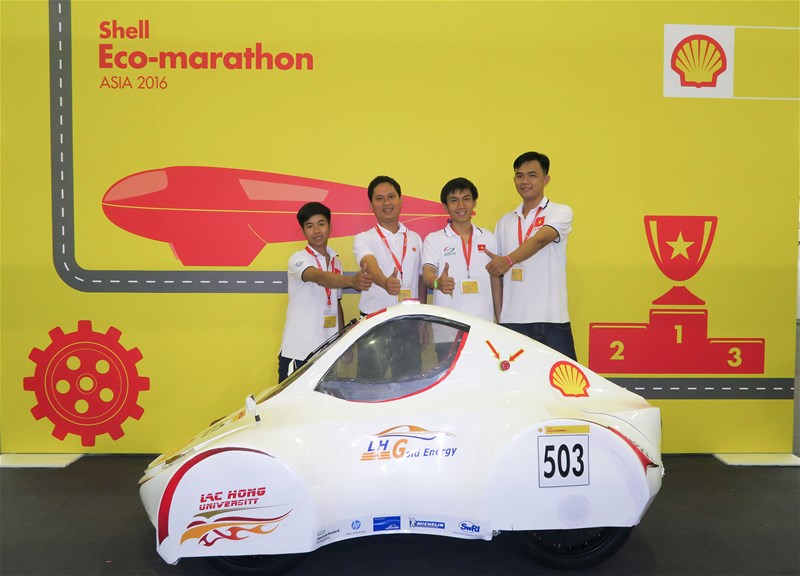 Đại học Lạc Hồng vô địch Shell eco marathon asia 2016