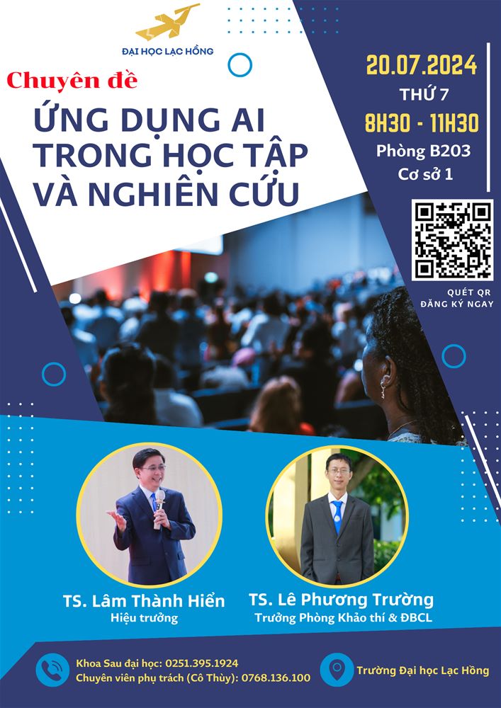 Cùng Khoa Sau đại học trải nghiệm ứng dụng trí tuệ nhân tạo (AI) trong ...