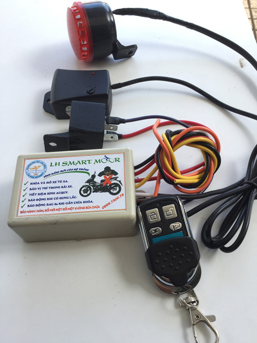 Những thiết bị trong LH Smart Motor, bộ sản phẩm giúp chống trộm xe máy
