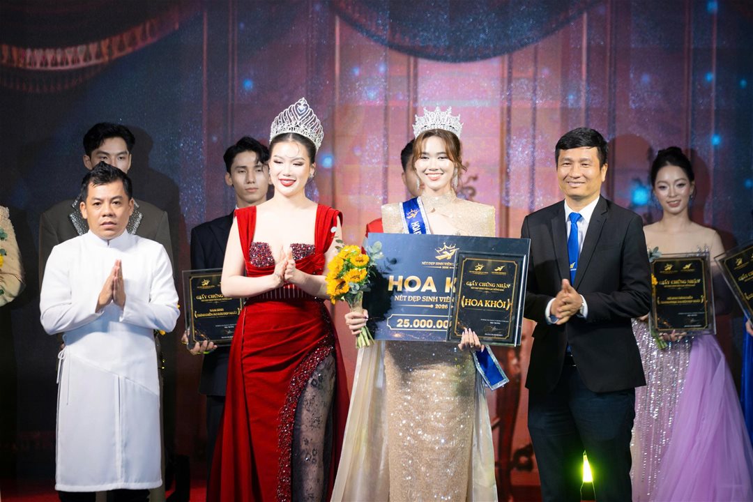 Từ “thí sinh thứ 19” đến ngôi vị Hoa khôi – hành trình chiến thắng đầy thuyết phục của Hà My tại “Nét đẹp Sinh viên Lạc Hồng 2026”
