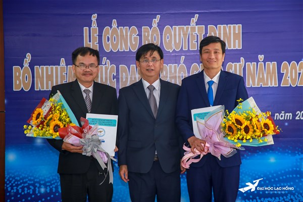 Đại học Lạc Hồng trân trọng bổ nhiệm 2 Phó Giáo sư đầu tiên tại Trường.