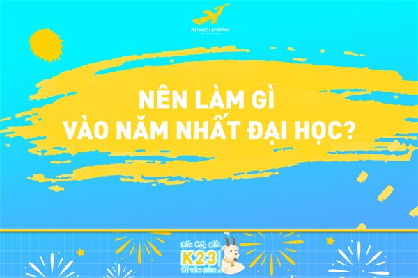 Nên làm gì vào năm nhất đại học?, Tiêu điểm tuyển sinh, Tuyển sinh