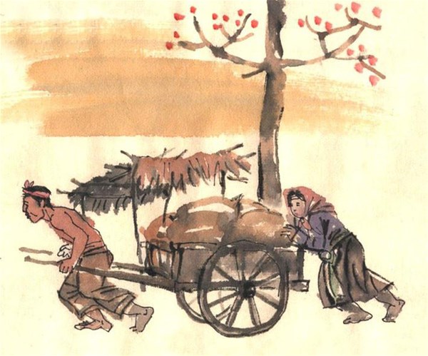 “Vợ nhặt” là tác phẩm rất nổi tiếng của nhà văn Kim Lân