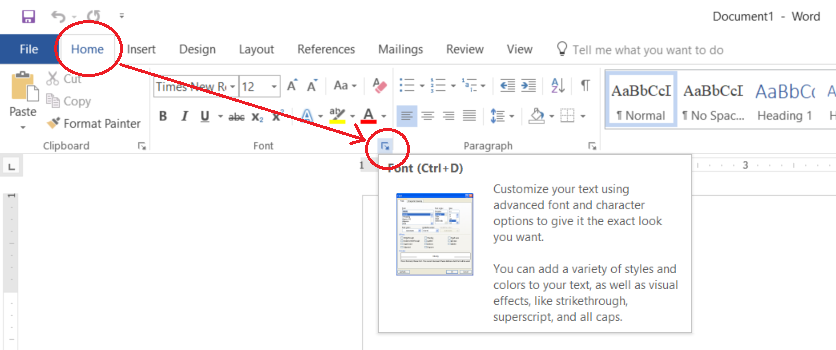 Thiết lập font chữ mặc định trong Microsoft Word, Thông tin cần ...